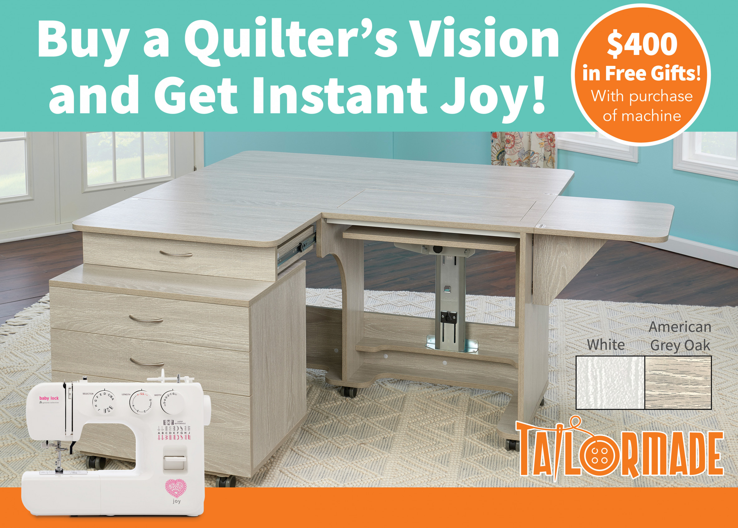 Tailormade Baby Lock Joy sewing machine Special Offer