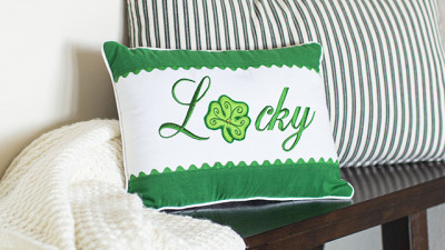 Baby Lock St Pat's Pillow