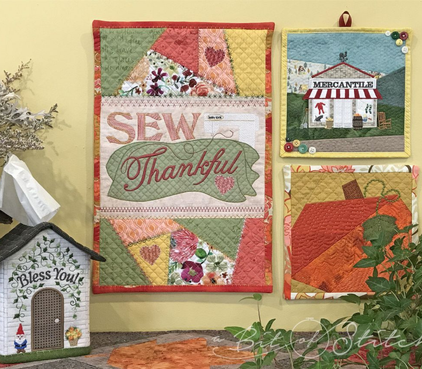 Sew Thankful Embroidered & Quilted Wall Hanging.png