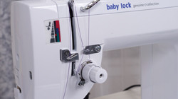 Detail of Baby Lock Accomplish 2 heavyweight thread guide