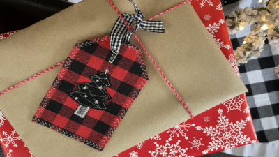 Reusable Fabric Gift Tag